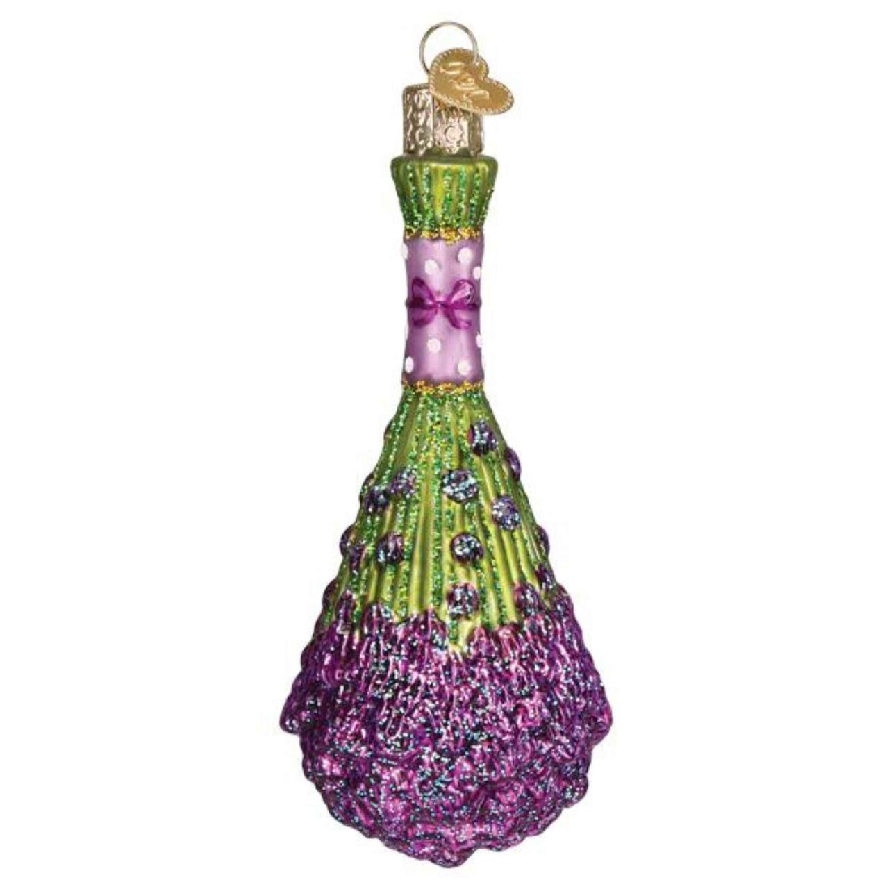 Old World Christmas 4.25 In Bunch Of Lavender Tree Ornament , Ornament Scented Bush